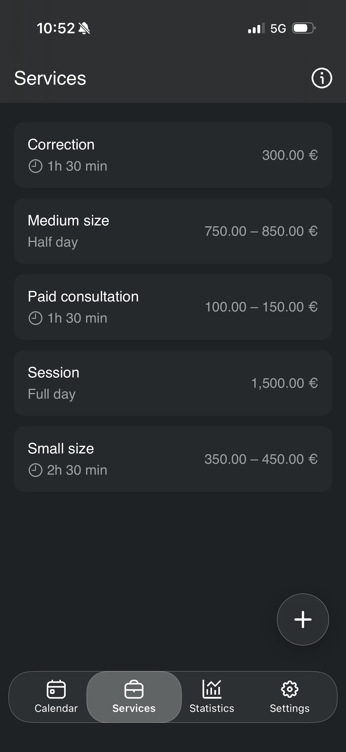 Services & pricing