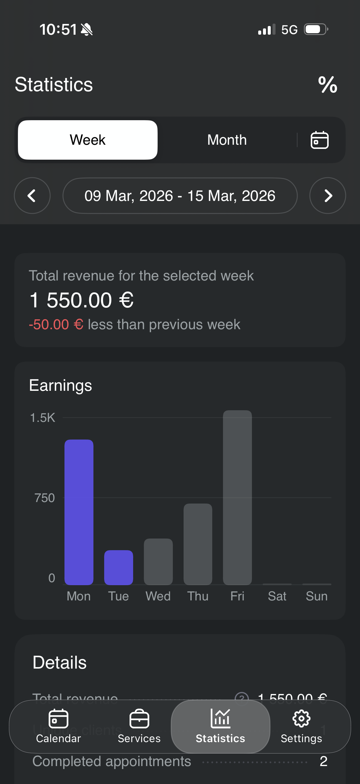 Live analytics